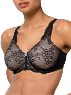 Triumph Contouring Sensation Minimizer Bra - Black -FREYA Shop braforme triumph contouring sensation 10143566 0004 3f