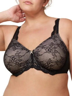 Triumph Contouring Sensation Minimizer Bra - Black