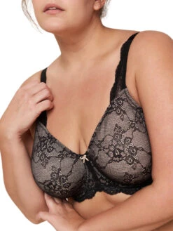 Triumph Contouring Sensation Minimizer Bra - Black -FREYA Shop braforme triumph contouring sensation 10143566 0004 s