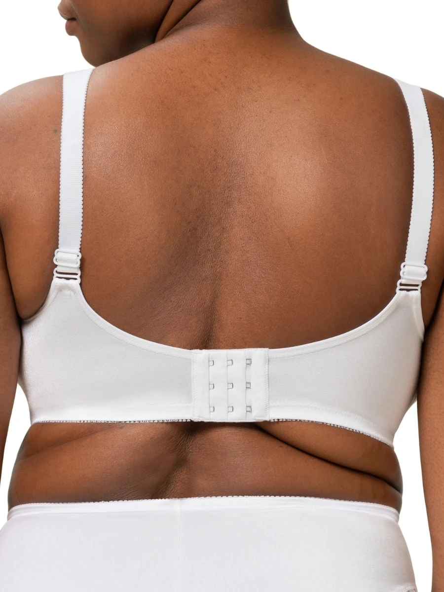 Triumph Doreen + Cotton Full Cup Bra - White 4 Triumph Doreen + Cotton Full Cup Bra - White - Image 2