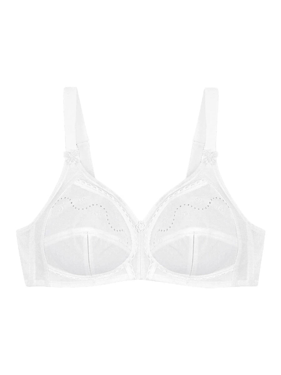 Triumph Doreen + Cotton Full Cup Bra - White 11 Triumph Doreen + Cotton Full Cup Bra - White - Image 9