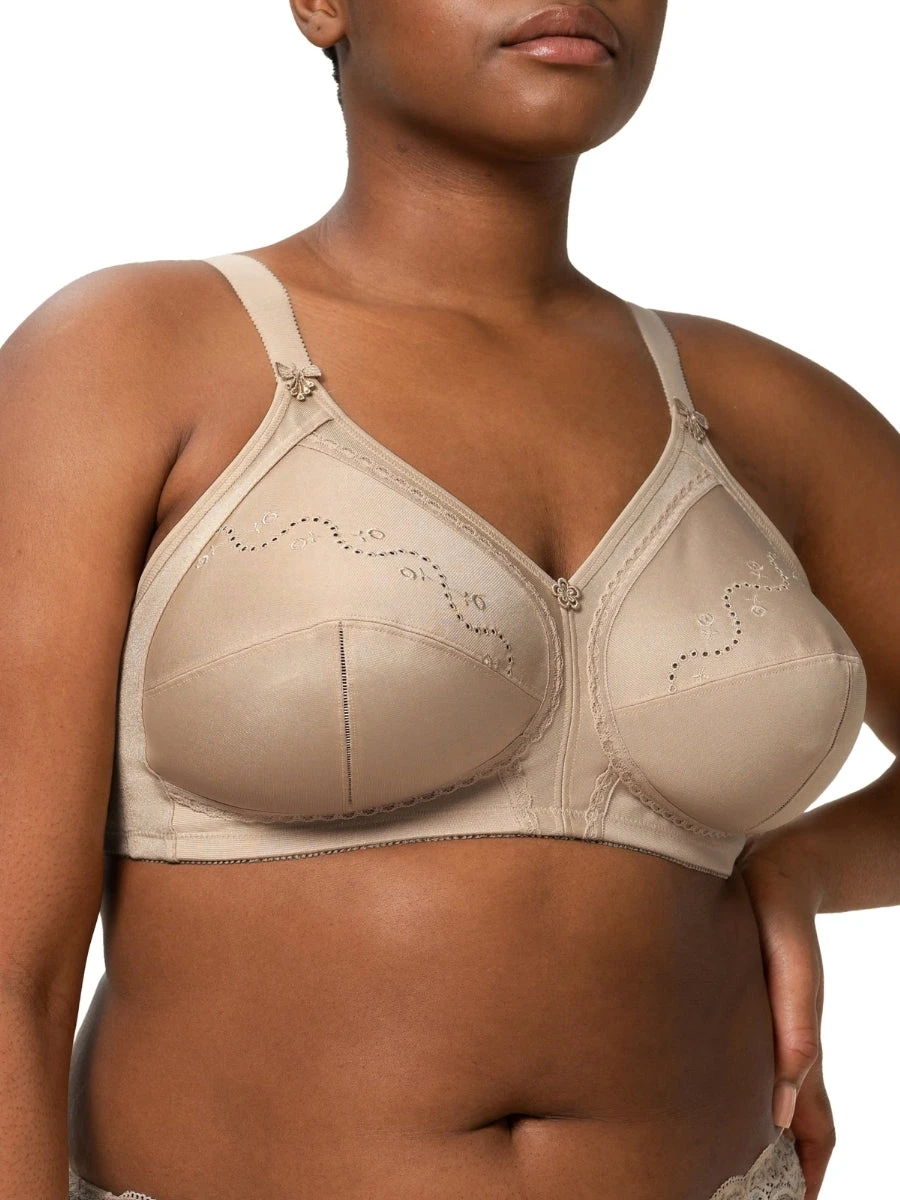 Triumph Doreen + Cotton Full Cup Bra - Skin 6 Triumph Doreen + Cotton Full Cup Bra - Skin - Image 4