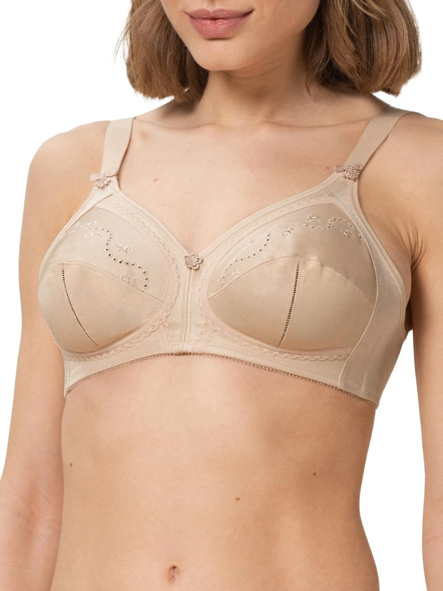 Triumph Doreen + Cotton Full Cup Bra - Skin 3 Triumph Doreen + Cotton Full Cup Bra - Skin