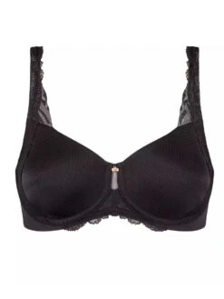 Triumph Lily Florale W01 Minimiser Bra - Black -FREYA Shop braforme triumph lily florale w01 minimiser bra 10202450 0004 black p