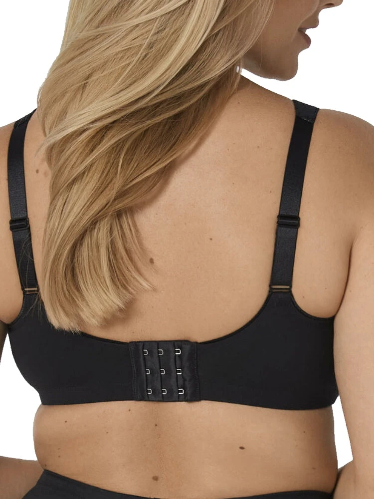 Triumph Modern Soft + Cotton Padded T-Shirt Bra - Black 4 Triumph Modern Soft + Cotton Padded T-Shirt Bra - Black - Image 2