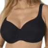 Triumph Modern Soft + Cotton Padded T-Shirt Bra - Black -FREYA Shop braforme triumph modern soft 2b cotton wp bra 0004 black f