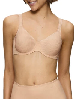 Triumph Modern Soft+Cotton Moulded Bra - Neutral Beige