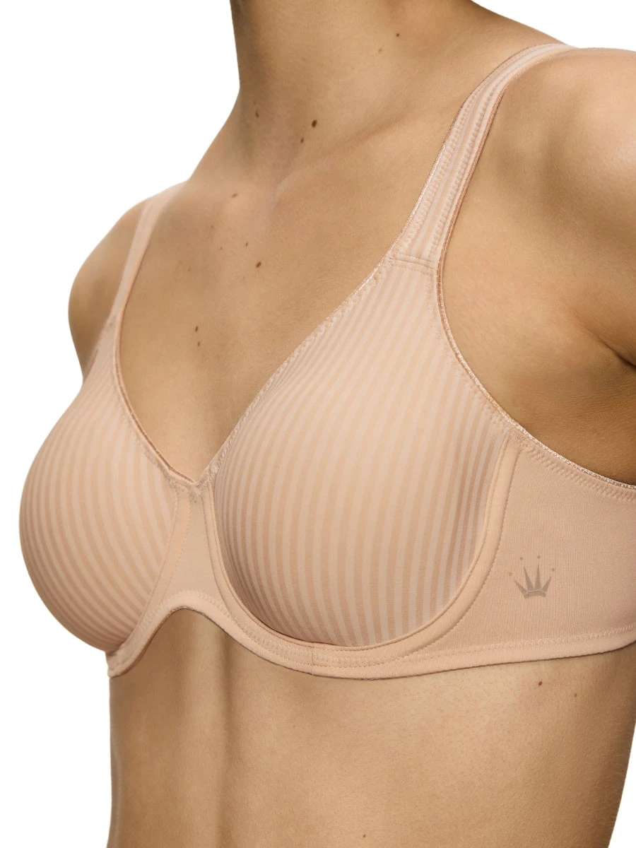 Triumph Modern Soft+Cotton Moulded Bra - Neutral Beige 5 Triumph Modern Soft+Cotton Moulded Bra - Neutral Beige - Image 3