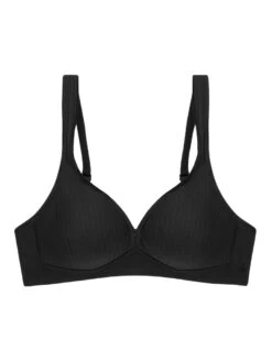 Triumph Modern Soft+Cotton Non-Wired Bra - Black -FREYA Shop braforme triumph modern soft cotton 10186008 0004 c