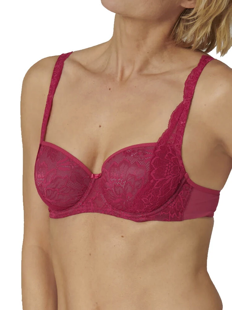 Triumph Amourette Charm WHP Bra - Raspberry Wine 3 Triumph Amourette Charm WHP Bra - Raspberry Wine