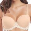 Wacoal Embrace Lace Contour Bra - Naturally Nude/Ivory -FREYA Shop braforme wa853191 271 wacoal lingerie embrace lace uw contour bra f