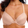 Wacoal Back Appeal Front Fastener Bra - Rose Dust -FREYA Shop braforme wacoal back appeal WA853403 253 f