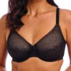 Wacoal Back Appeal Underwire Bra - Black -FREYA Shop braforme wacoal back appeal WA855303 BLK f