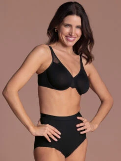 Wacoal Body By 2.0 Underwire Bra - Black -FREYA Shop braforme wacoal body by 2.0 WA851315 BLK l