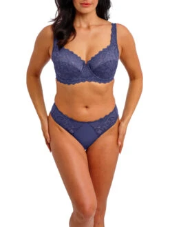 Wacoal Eglantine Underwired Bra - Dark Azure -FREYA Shop braforme wacoal eglantine WEBFA662 DAU 2f