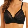 Wacoal Elevated Allure Underwire Bra - Black -FREYA Shop braforme wacoal elevated 20allure 855336 blk front