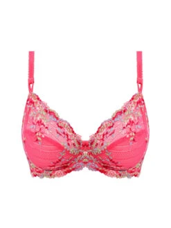 Wacoal Embrace Lace Underwire Bra - Hot Pink/Multi -FREYA Shop braforme wacoal embrace lace WA065191 675 c