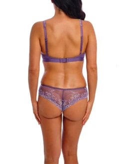 Wacoal Embrace Lace Soft Cup Bra - Grape Compote Multi -FREYA Shop braforme wacoal embrace lace WA852191 546 3b