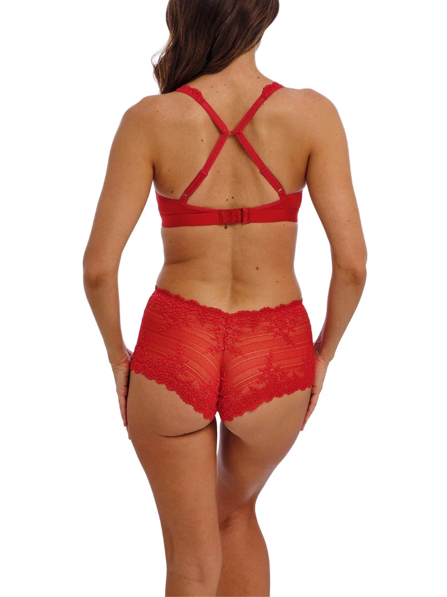 Wacoal Embrace Lace Soft Cup Bra - Equestrian Red 8 Wacoal Embrace Lace Soft Cup Bra - Equestrian Red - Image 6