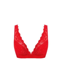 Wacoal Embrace Lace Soft Cup Bra - Equestrian Red 15 Wacoal Embrace Lace Soft Cup Bra - Equestrian Red -FREYA Shop braforme wacoal embrace lace WA852191 623 c