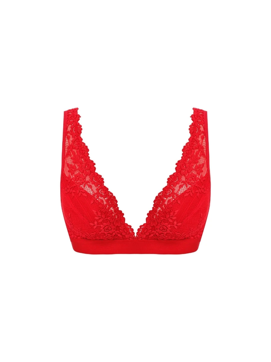 Wacoal Embrace Lace Soft Cup Bra - Equestrian Red 9 Wacoal Embrace Lace Soft Cup Bra - Equestrian Red - Image 7