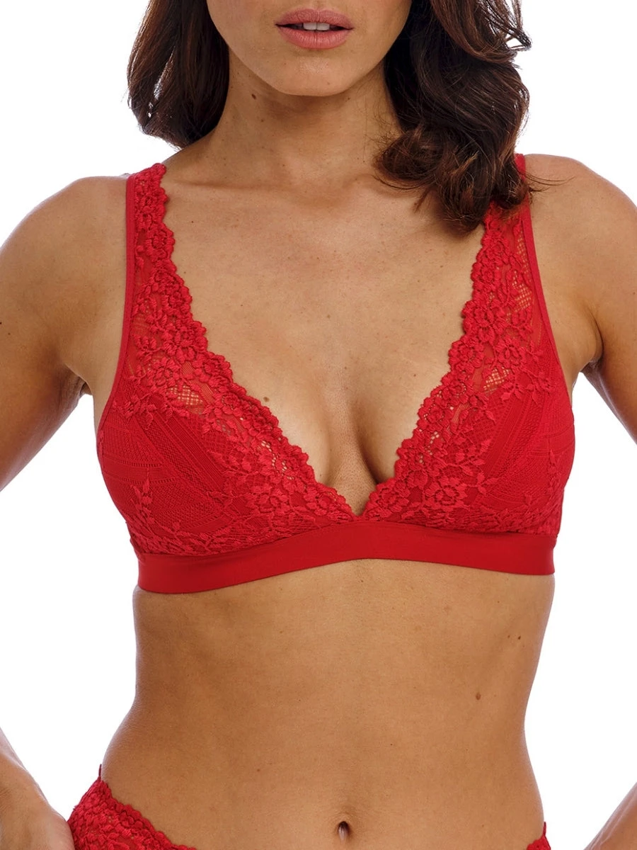 Wacoal Embrace Lace Soft Cup Bra - Equestrian Red 3 Wacoal Embrace Lace Soft Cup Bra - Equestrian Red