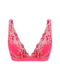 Wacoal Embrace Lace Soft Cup Bra - Hot Pink/Multi -FREYA Shop braforme wacoal embrace lace WA852191 675 c
