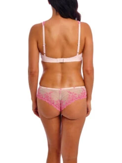 Wacoal Embrace Lace Soft Cup Bra - Ballet Slipper/Chateau Rose -FREYA Shop braforme wacoal embrace lace WA852191 951 3b