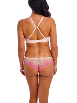 Wacoal Embrace Lace Soft Cup Bra - Ballet Slipper/Chateau Rose -FREYA Shop braforme wacoal embrace lace WA852191 951 4b