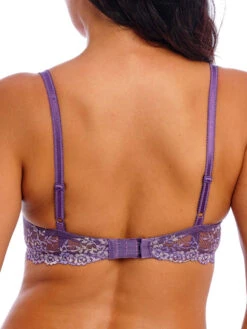 Wacoal Embrace Lace Contour Bra - Grape Compote Multi -FREYA Shop braforme wacoal embrace lace WA853191 546 b