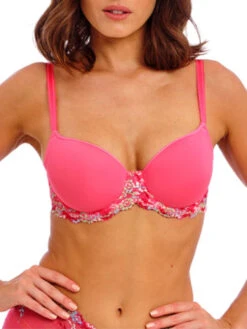Wacoal Embrace Lace Contour Bra - Hot Pink/Multi