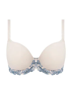 Wacoal Embrace Lace Contour Bra - Pastel Parchment/Blue Multi 9 Wacoal Embrace Lace Contour Bra - Pastel Parchment/Blue Multi -FREYA Shop braforme wacoal embrace 20lace 853191 177 plain
