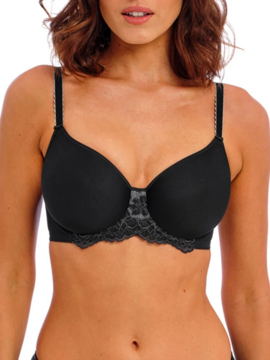 Wacoal Florilege Moulded Spacer Bra - Black 3 Wacoal Florilege Moulded Spacer Bra - Black