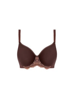 Wacoal Florilege Moulded Spacer Bra - Chocolate/Burlwood 11 Wacoal Florilege Moulded Spacer Bra - Chocolate/Burlwood -FREYA Shop braforme wacoal florilege WE600710 CBW c