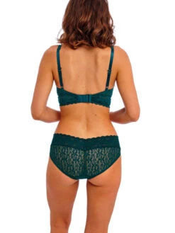 Wacoal Halo Lace Soft Cup Bra - Dark Sea 13 Wacoal Halo Lace Soft Cup Bra - Dark Sea -FREYA Shop braforme wacoal halo lace WA811205 305 3b
