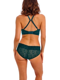 Wacoal Halo Lace Soft Cup Bra - Dark Sea 14 Wacoal Halo Lace Soft Cup Bra - Dark Sea -FREYA Shop braforme wacoal halo lace WA811205 305 4b