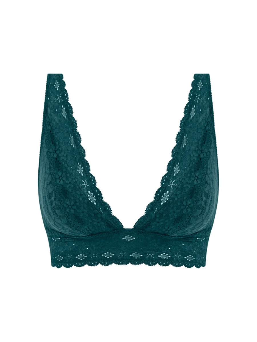 Wacoal Halo Lace Soft Cup Bra - Dark Sea 9 Wacoal Halo Lace Soft Cup Bra - Dark Sea - Image 7