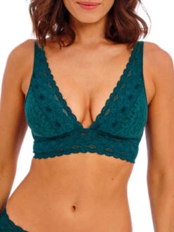 Wacoal Halo Lace Soft Cup Bra - Dark Sea