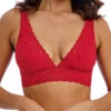 Wacoal Halo Lace Soft Cup Bra - Equestrian Red -FREYA Shop braforme wacoal halo lace WA811205 623 f