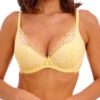 Wacoal Lace Perfection Plunge Push Up Bra - Lemon Sorbet 2 Wacoal Lace Perfection Plunge Push Up Bra - Lemon Sorbet -FREYA Shop braforme wacoal lace perfection WE135003 LEE f