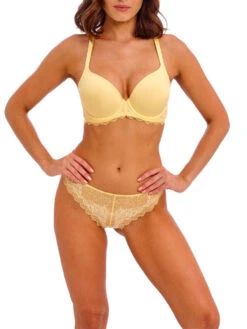 Wacoal Lace Perfection Contour Bra - Lemon Sorbet -FREYA Shop braforme wacoal lace perfection WE135004 LEE 2f
