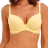 Wacoal Lace Perfection Contour Bra - Lemon Sorbet -FREYA Shop braforme wacoal lace perfection WE135004 LEE f
