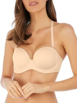 Wacoal Red Carpet Strapless Bra - Nude -FREYA Shop braforme wacoal lingerie bra wa854119 nue f