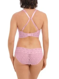 Wacoal Halo Lace Soft Cup Bra - Fragrant Lilac -FREYA Shop braforme wacoal lingerie bralette wa811205 fra b1