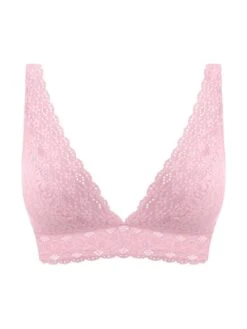 Wacoal Halo Lace Soft Cup Bra - Fragrant Lilac -FREYA Shop braforme wacoal lingerie bralette wa811205 fra cut