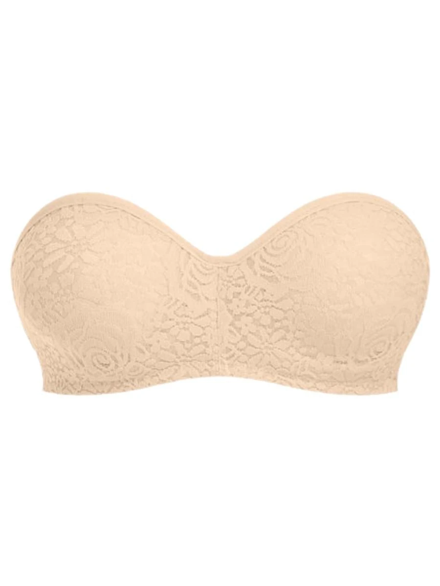 Wacoal Halo Lace Strapless Bra - Nude 10 Wacoal Halo Lace Strapless Bra - Nude - Image 8