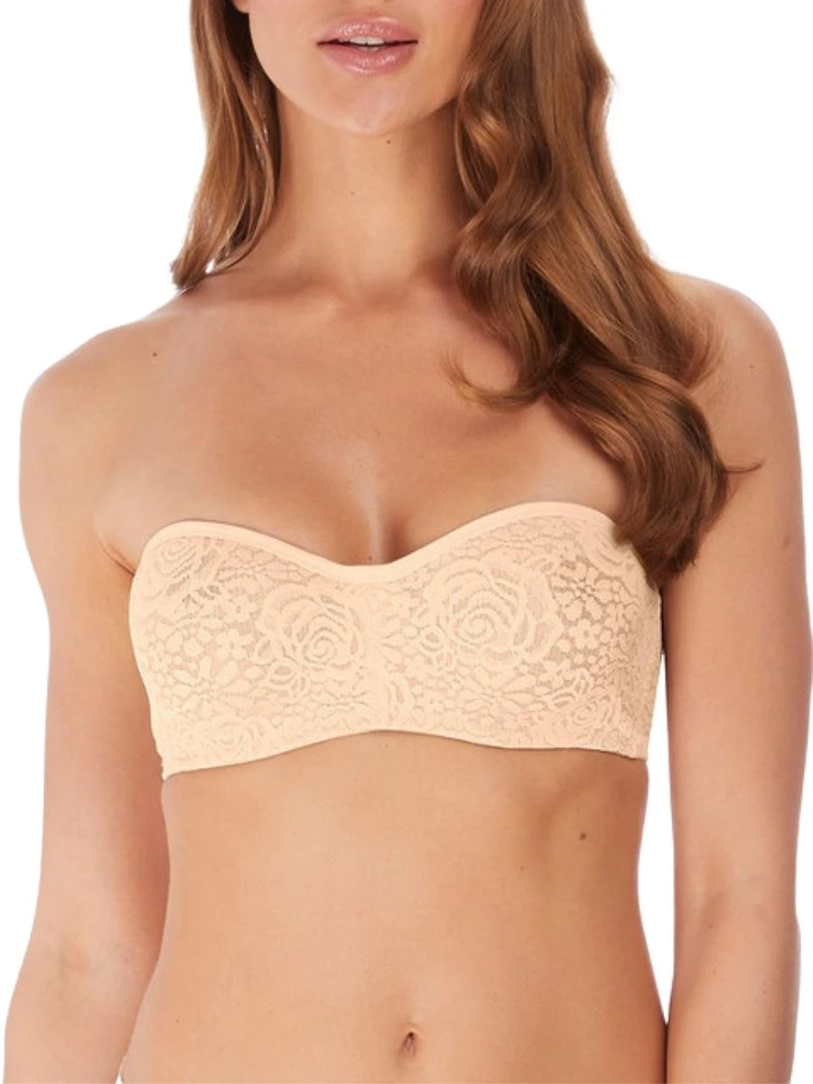 Wacoal Halo Lace Strapless Bra - Nude 3 Wacoal Halo Lace Strapless Bra - Nude