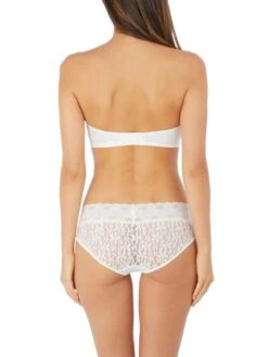 Wacoal Halo Lace Strapless Bra - Ivory -FREYA Shop braforme wacoal lingerie strapless wa854205 whe b1