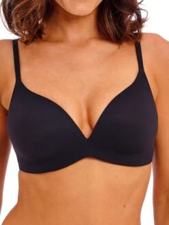 Wacoal Ines Secret Contour Bra - Black -FREYA Shop braforme wacoal lingerie we601008 ines secret black f