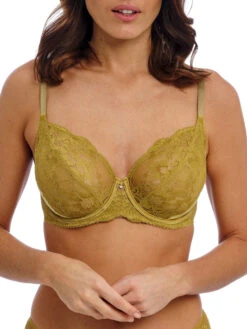 Wacoal Natsuki Lace Underwire Bra - Antique Gold